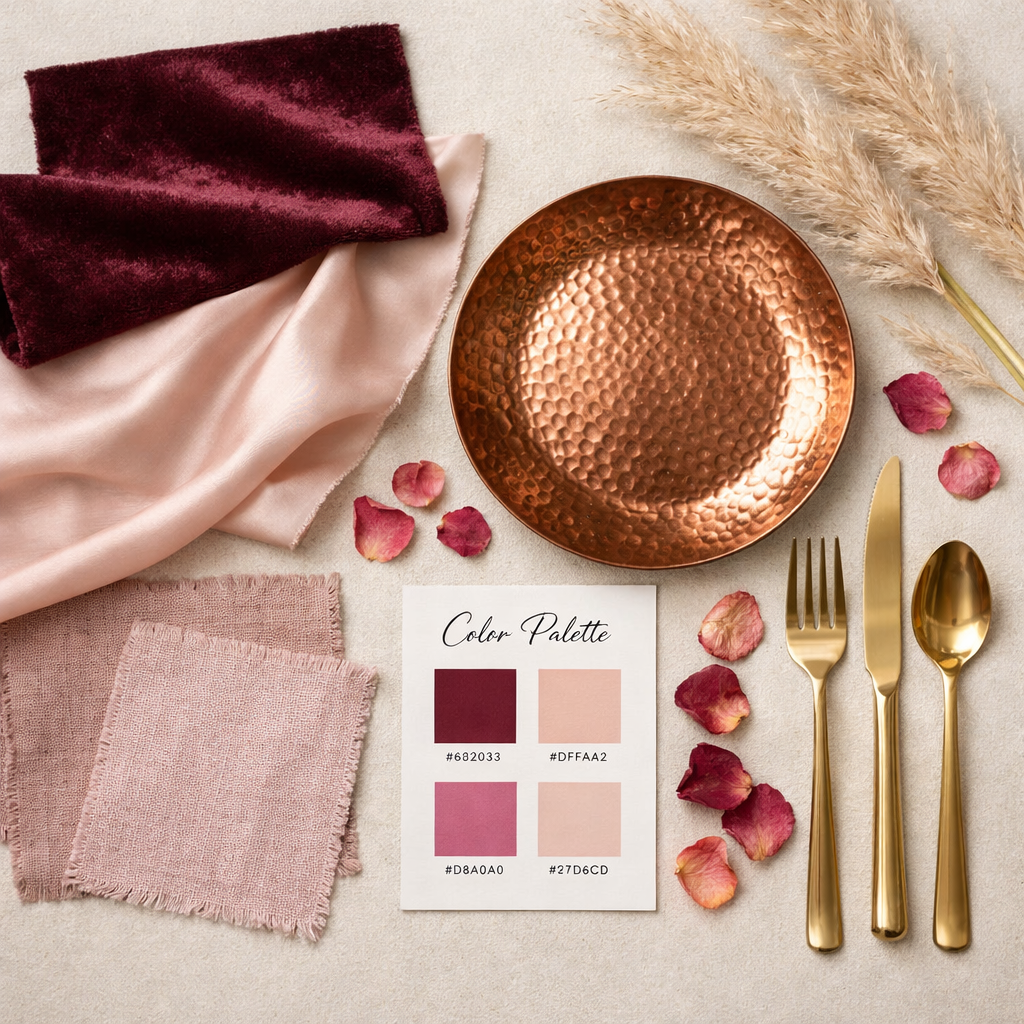 Konsept paleti ve doku örnekleri